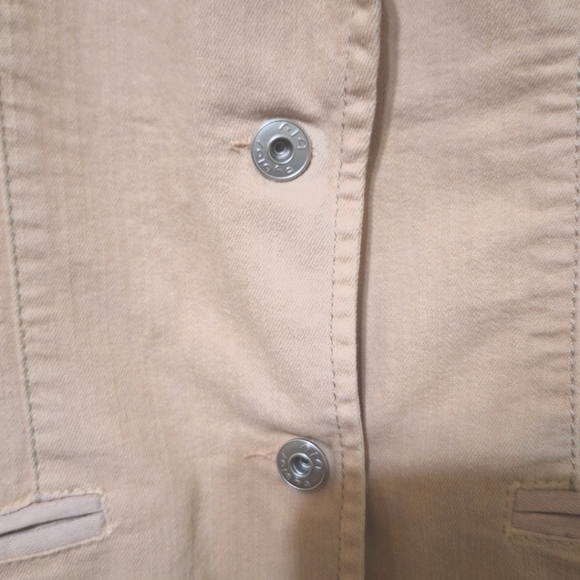 BYBLOS BLU pink denim blazer jacket size 12 - Picture 3 of 9